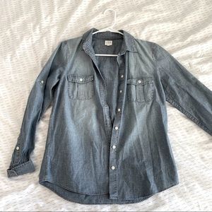 JCrew The Perfect Shirt - Chambray - S